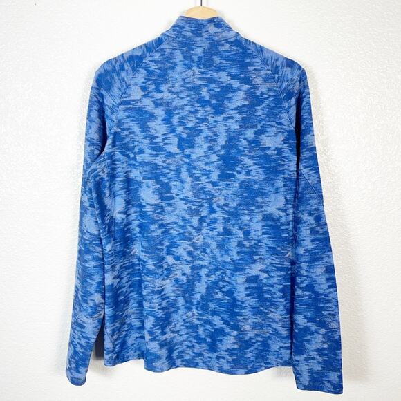 Lululemon Men's Surge Warm 1/2 Zip Fleece Pullover Sweater in Blue Data Rush M - Picture 10 of 13